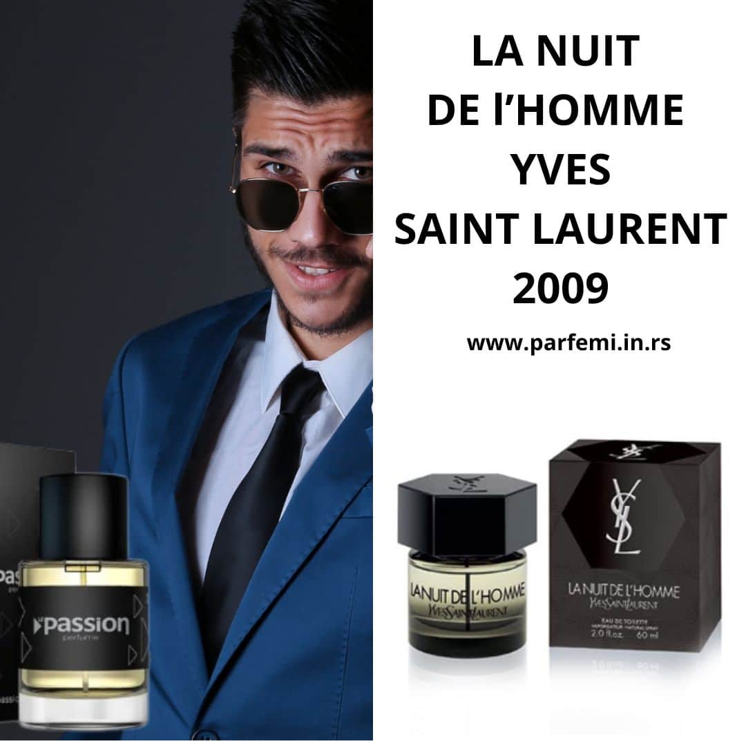 E.L.10 LA NUIT DE l'HOMME YVES SAINT LAURENT 2009
