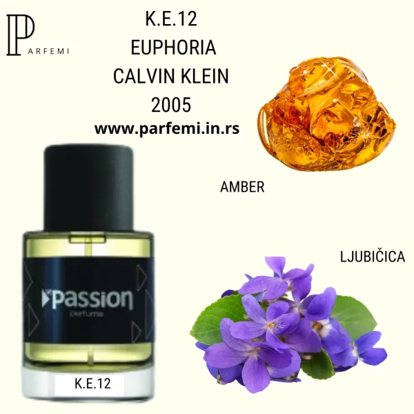 K.E.12 EUPHORIA CALVIN KLEIN 2005