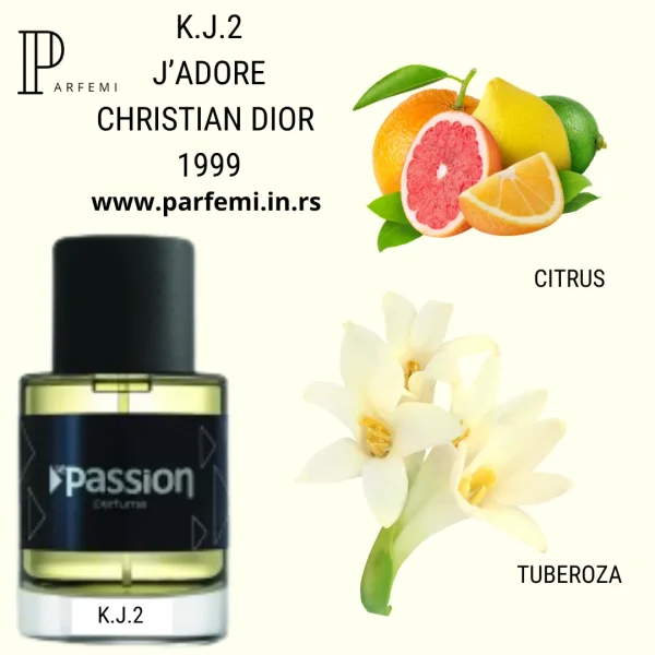 K.J.2 J’ADORE CHRISTIAN DIOR 1999 K.J.2 J'ADORE CHRISTIAN DIOR 1999