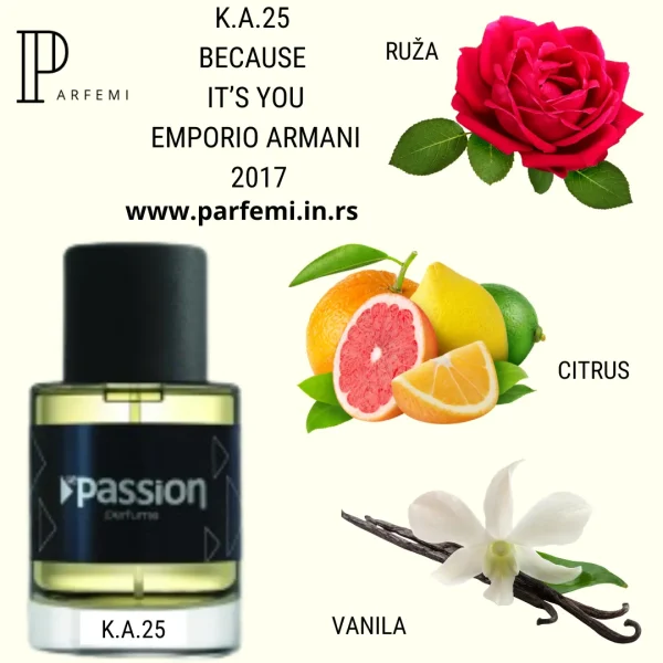 K.A.25 BECAUSE IT’S YOU EMPORIO ARMANI 2017